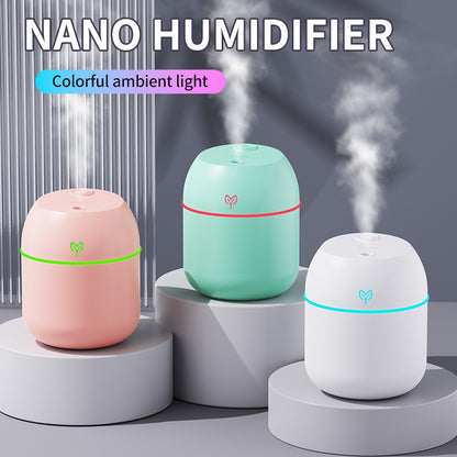 Mini Car-Mounted Easter Egg Humidifier USB Colorful Light Home Desktop Air Humidifier Small Aroma Diffuser Wholesale - image 2