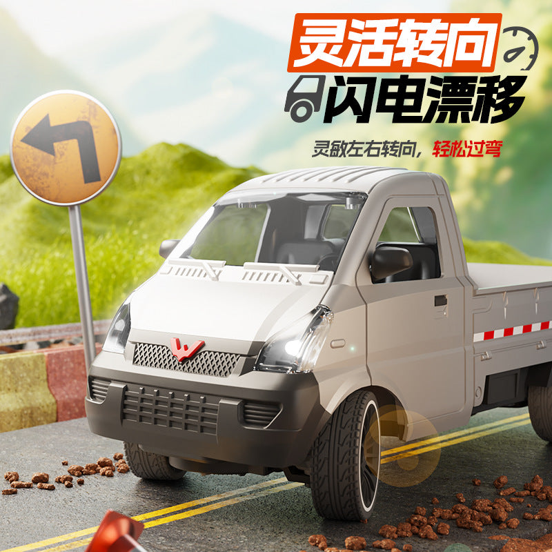 Officially Licensed Wuling Hongguang Rc Remote Control Car High-Speed Drift Electric Light-Up Truck Model Car Children's Toy - image 2