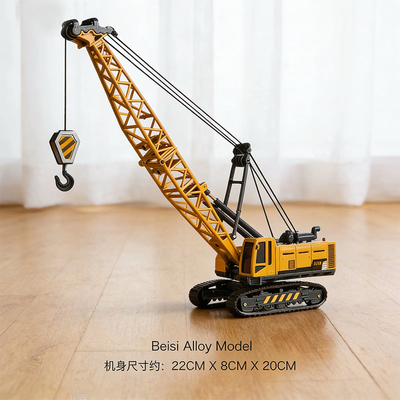 Extra-Large Alloy Tower Crane Toy for Children, Crane Tower, Construction Vehicle Model for 3-6 Year Old Boys - image 4