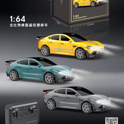 1:64 Full Scale Remote Control Car Ae86 Desktop Drift Rotating Display Stand Ornament Adult and Children's Toy - image 4