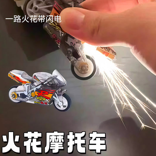 Spark Motorcycle Ultra-Cool Stunt Firestone Inertial Motorcycle Pull-Back Sliding Bike Mini Simulation Toy - image 1