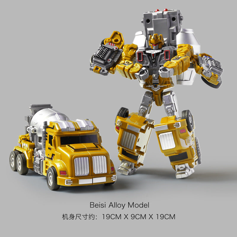 Children's Toys for Boys Aged 3 to 6, Realistic Mixer Truck, Construction Vehicle, War Vehicle, Transforming Robot Toy Car, Transforming Car - image 1