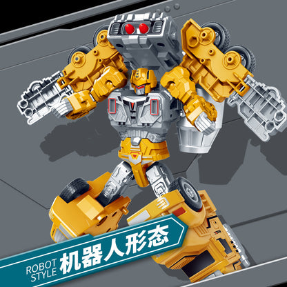 Children's Toys for Boys Aged 3 to 6, Realistic Mixer Truck, Construction Vehicle, War Vehicle, Transforming Robot Toy Car, Transforming Car - image 4