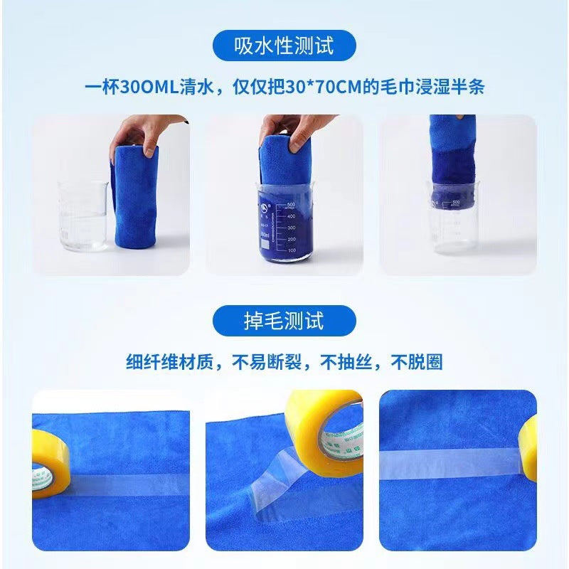 Wholesale Car Wash Shop Towels, Thickened Car Cleaning Towels, Custom Logo Printing, Soft and Absorbent Microfiber Car Cleaning Towels - image 3
