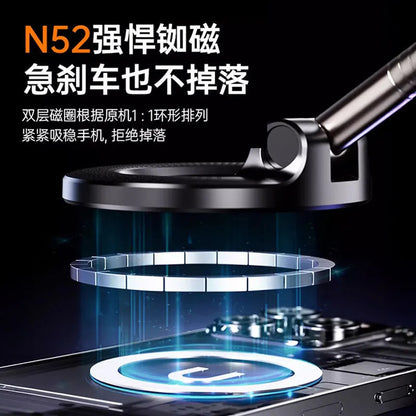 New Vacuum Adsorption Mobile Phone Holder, Car-Mounted Rotating Magnetic Mobile Phone Holder, Car Navigation Special Suction Cup Holder - image 4