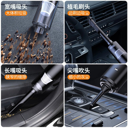 Cross-Border Car Vacuum Cleaner, Handheld, Dual-Purpose, Wireless, Powerful Suction, High Power, for Car and Home Use, Rechargeable, Wireless - image 4