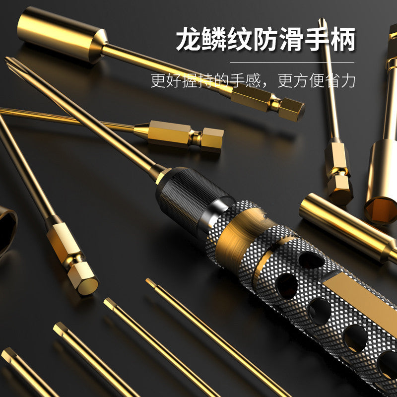 Rc Remote Control Model Car and Aircraft Model Tools Hexagonal Screwdriver Cross-Shaped Hex Socket 6.35mm Set - image 5