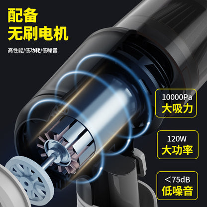 Car Vacuum Cleaner, Handheld Small Wireless Vacuum Cleaner, Blowing and Suction All-In-One, Dual-Use for Car and Home, Super Powerful Suction Vacuum Cleaner - image 2