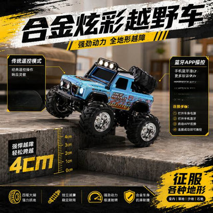 1:64 Alloy Remote Control Mini Off-Road Vehicle with Shock Absorbers, Cross-Border Toy Car, Stress-Relief Desktop Toy, Gift for Boys - image 2