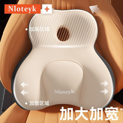 Car Lumbar Support and Headrest Set, Memory Foam Cushion, Backrest for Long Sitting, Car Lumbar Support, Waist Protection, In-Car Cushion - image 4