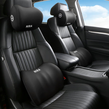 Custom Logo Cross-Border Car Headrest, Lumbar Support, Shoulder Pad, and Backrest Set Made of Memory Foam from the Source Factory - image 1