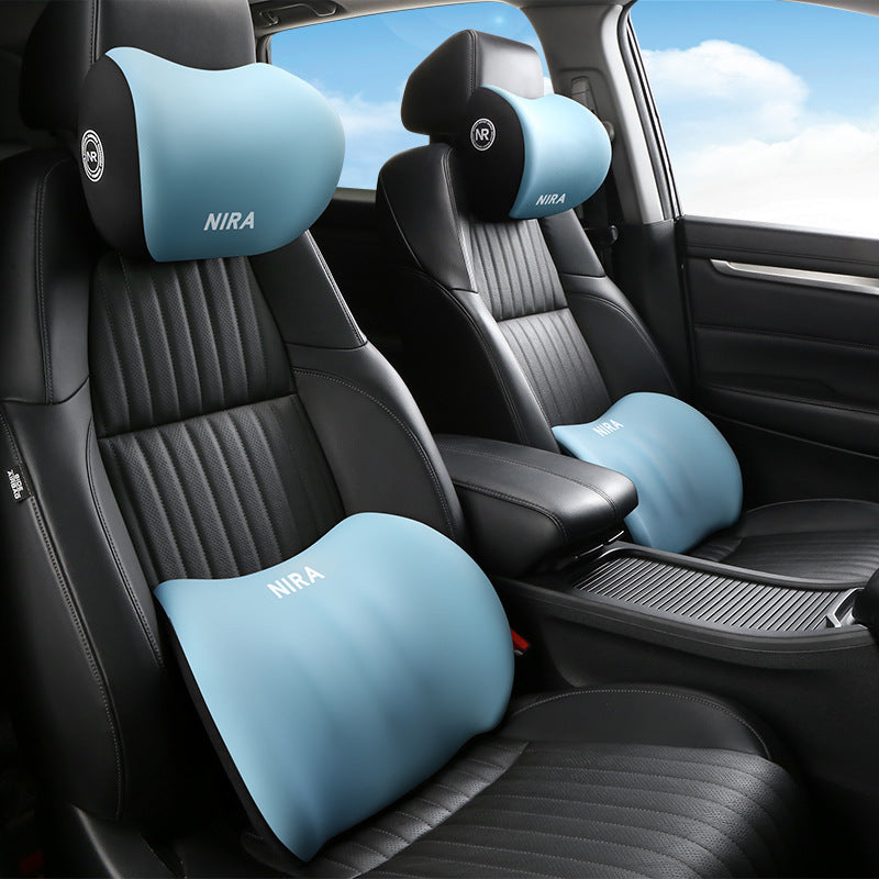 Custom Logo Cross-Border Car Headrest, Lumbar Support, Shoulder Pad, and Backrest Set Made of Memory Foam from the Source Factory - image 4