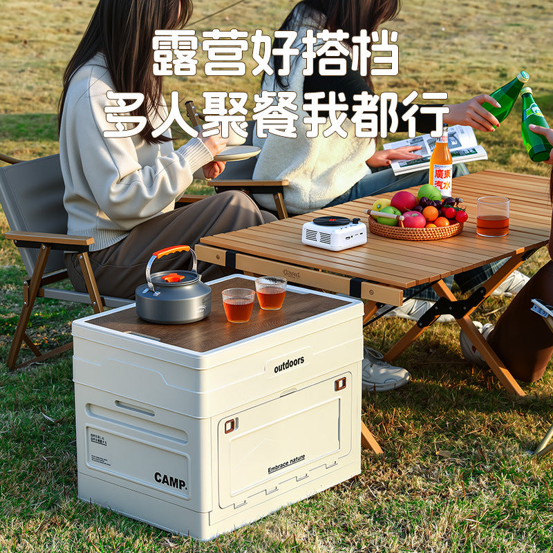Camping Storage Box, Trunk Organizer, Outdoor Picnic Turnover Box, Car-Mounted Folding Outdoor Storage Basket Wholesale - image 3