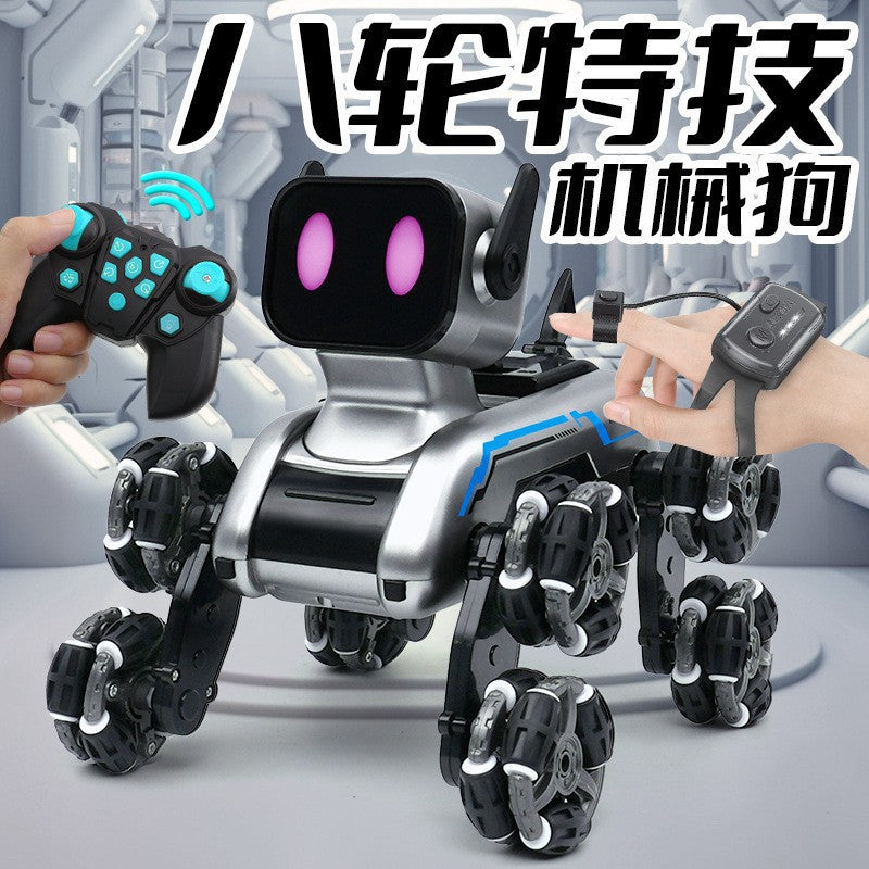 Intelligent Remote Control Robot Dog Children's Toy Boy Electric Drift Car Gesture Sensing Eight-Wheel Stunt Mechanical Dog - image 2