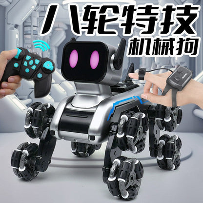 Intelligent Remote Control Robot Dog Children's Toy Boy Electric Drift Car Gesture Sensing Eight-Wheel Stunt Mechanical Dog - image 2