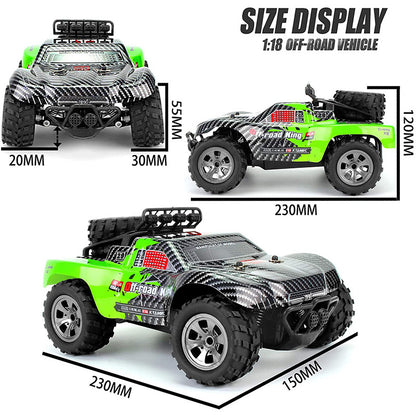 1:18 Remote Control Car Off-Road Electric Toy for Boys 2.4g High-Speed Big-Wheel Climbing Remote Control Car Wholesale Cross-Border - image 4
