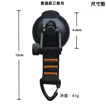 Outdoor Camping Car Side Tent Canopy Suction Cup Hook Luggage Fastener Indoor Multi-Purpose No-Drill Suction Cup Clip - image 2