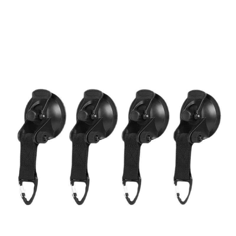 Outdoor Camping Car Side Tent Canopy Suction Cup Hook Luggage Fastener Indoor Multi-Purpose No-Drill Suction Cup Clip - image 5