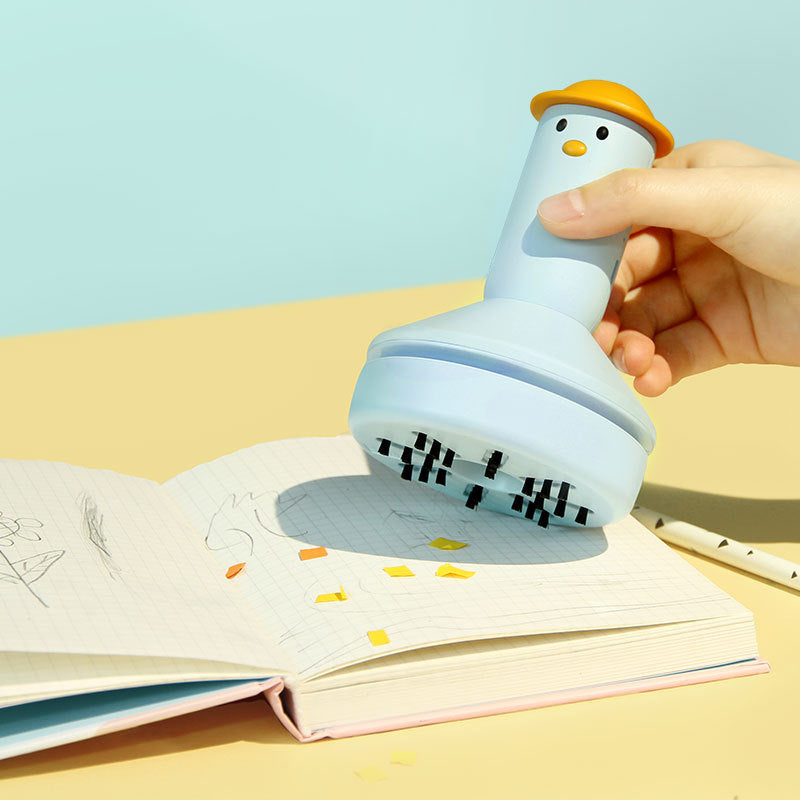 Source Factory Childlike Desktop Vacuum Cleaner Small Mini USB Charging Handheld Eraser Cleaner for Car and Home Use - image 3