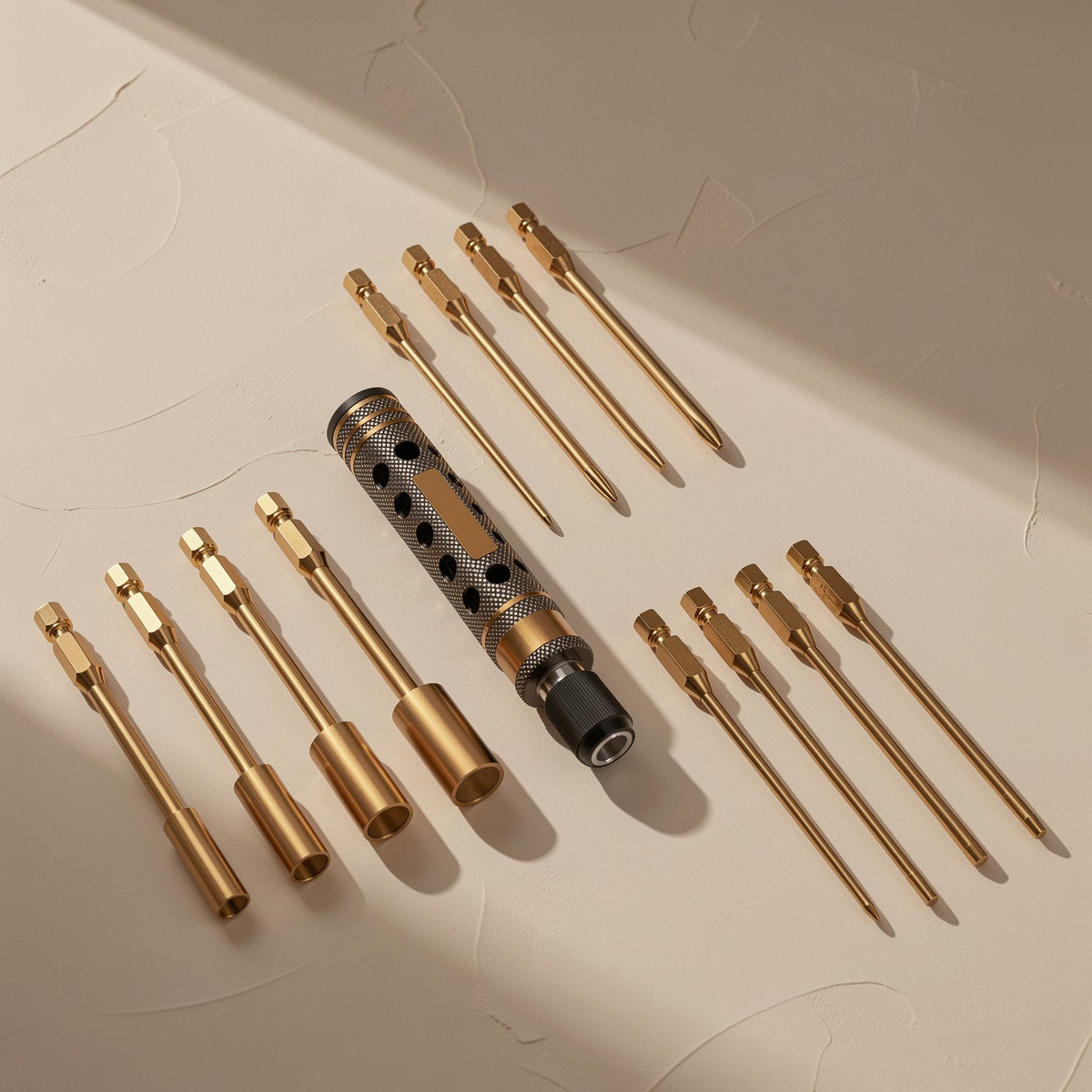 Carbon steel hex screwdriver set for DJI drone, RC model, and crawler car repairs