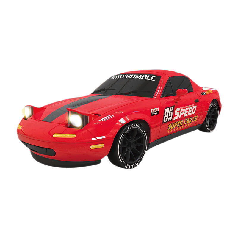 Rc Remote Control Car High-Speed Four-Wheel Drive Drift Racing Car One-Touch Spray Light Toy Car Mx5 Car Boy Toy - image 5