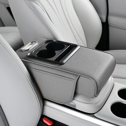 Car Compact-Specific Armrest Box Protective Pad, Tissue Box, Central Narrow Elbow Rest Pad, Water Cup Holder - image 3