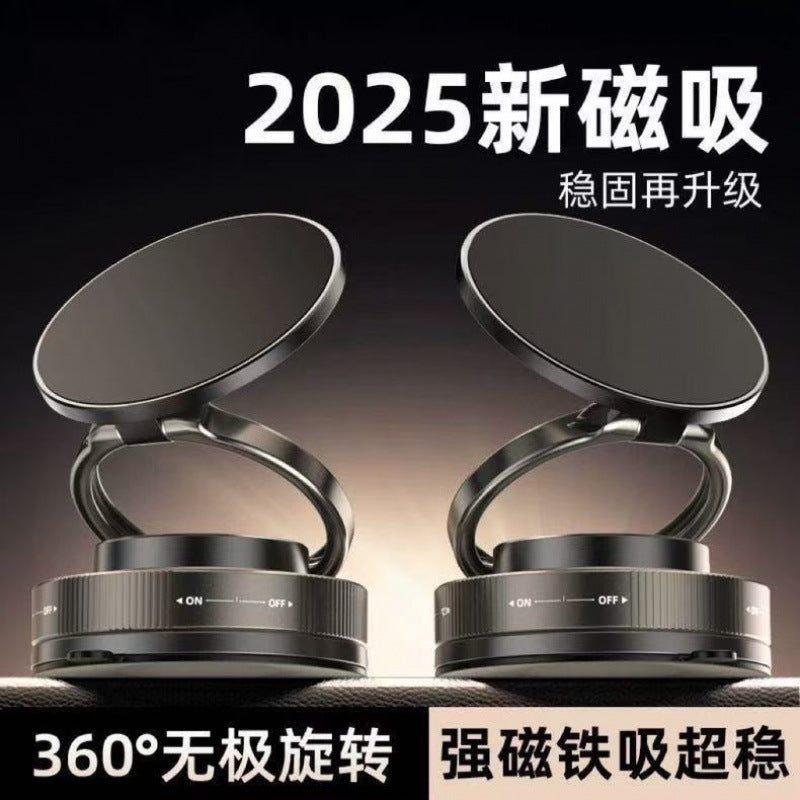 Carefully Selected Vacuum Magnetic Phone Holder for Car Dashboard Navigation Support, Multifunctional Foldable Magnetic Mount - image 2