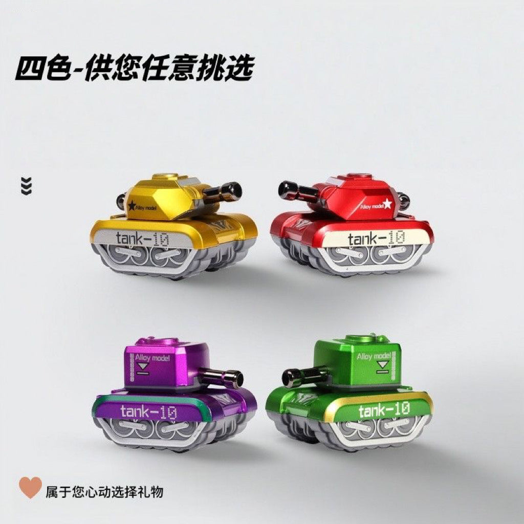 Cross-Border Stress-Relief Alloy Tank Pull-Back Toy Gift for Boys, Military Combat Vehicle That Can Launch, Armored Model Small Ornament - image 2