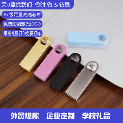 Metal USB flash drive with logo engraving, corporate gift for exhibitions, 32GB for school bidding, 16GB for car use, wholesale 64GB USB flash drive customization - image 2