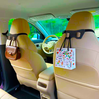 Car-mounted hook suitable for Audi AA5, Mercedes-Benz, BMW, Toyota, Volkswagen, Nissan integrated seat movable seat hook - image 1