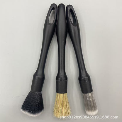 Cross-Border Car Cleaning Three-Piece Set, Air Conditioning Vent Soft Bristle Detail Brush, Gap Brush, Car Cleaning Supplies, In-Stock Manufacturer - image 3