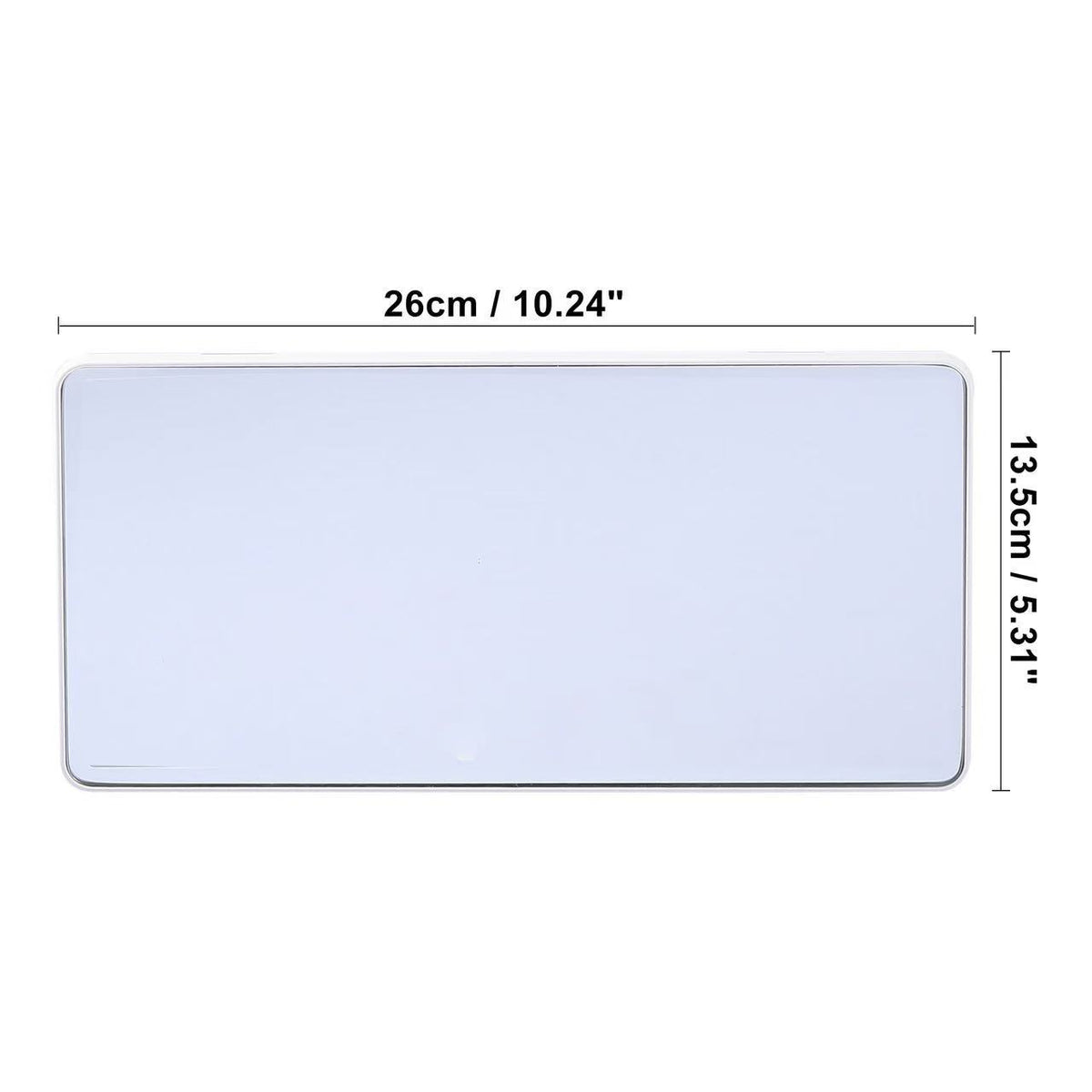High-definition car-mounted LED makeup mirror, sun visor touch-up mirror, portable folding mirror with three-color lighting - image 4