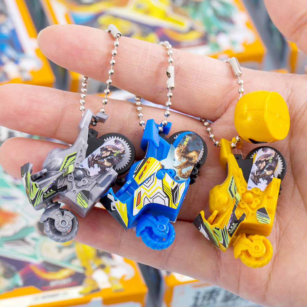 Children's Toy Car Pull-Back Gift Box Motorcycle Boy's Motorcycle Model Ornament Kindergarten Small Gift Wholesale for Street Stalls - image 3