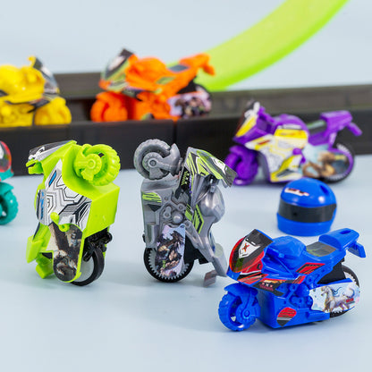 Children's Toy Car Pull-Back Gift Box Motorcycle Boy's Motorcycle Model Ornament Kindergarten Small Gift Wholesale for Street Stalls - image 4