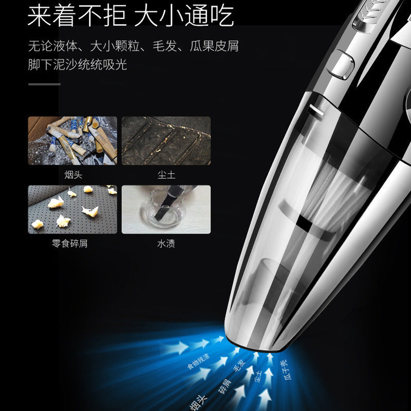 Cross-Border Wireless Car and Home Vacuum Cleaner, Small Household Dry and Wet Dual-Use High-Power Handheld Vacuum Cleaner, Portable Vacuum Cleaner - image 1