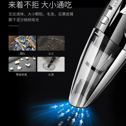 Cross-Border Wireless Car and Home Vacuum Cleaner, Small Household Dry and Wet Dual-Use High-Power Handheld Vacuum Cleaner, Portable Vacuum Cleaner - image 1