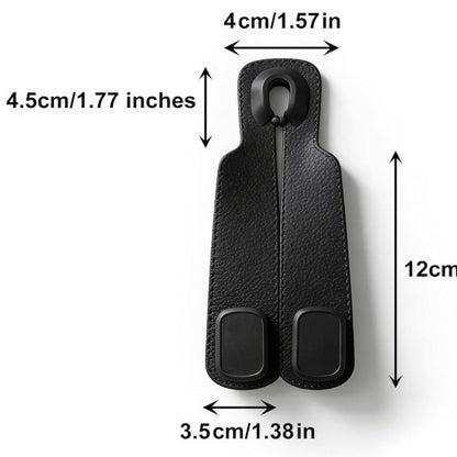 Car-mounted hook, phone holder, practical in-car storage accessory, car seat back bag hook - image 5