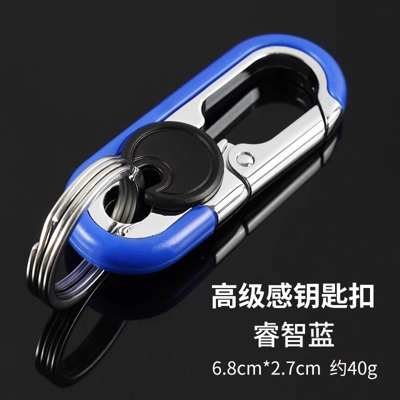 New Stylish and Creative High-End Keychain for Business, Car, and Home Use, Exquisite Multifunctional Metal Waist Clip Wholesale - image 4