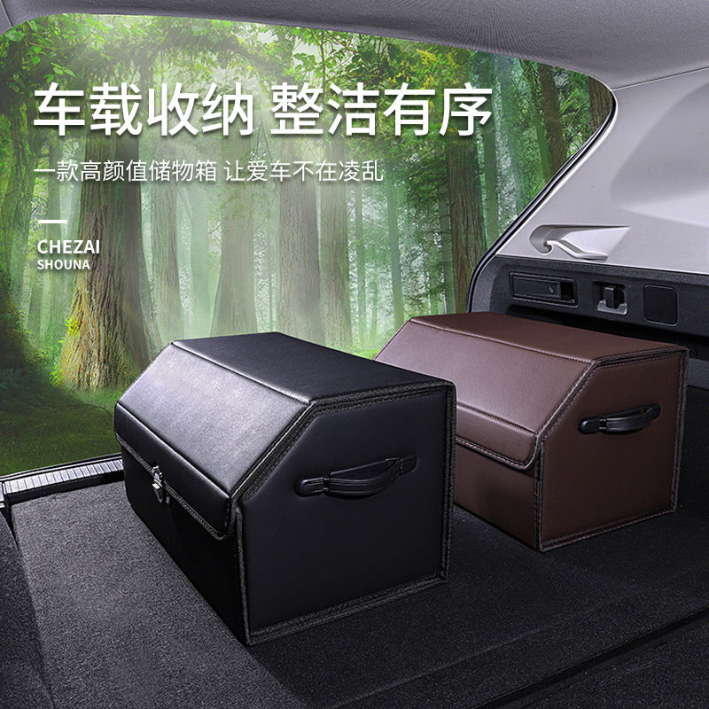Car Trunk Storage Box, Car Storage Box, Foldable Car Interior Decoration Items, Practical Goodies, Organizing Box, Storage - image 2