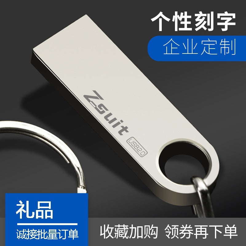 Jiesuyou USB Flash Drive 8Gb Metal High-Speed USB Flash Drive Suitable for Computers and Mobile Phones USB 4Gb Car Music USB Flash Drive Small Capacity - image 1