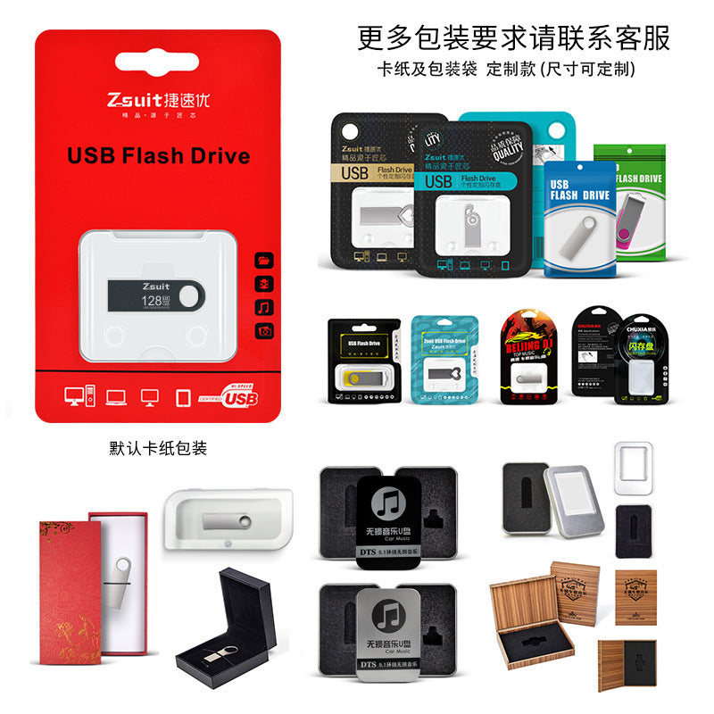 Jiesuyou USB Flash Drive 8Gb Metal High-Speed USB Flash Drive Suitable for Computers and Mobile Phones USB 4Gb Car Music USB Flash Drive Small Capacity - image 4