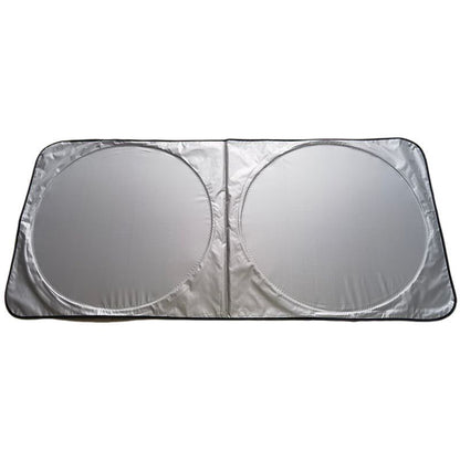 Car Sunshade and Heat Insulation with Built-In Double-Circle Sunshade, Front Windshield Sunshade, Light-Blocking Sunshade, Sunshade Cloth, Silver-Coated Sunshad - image 5