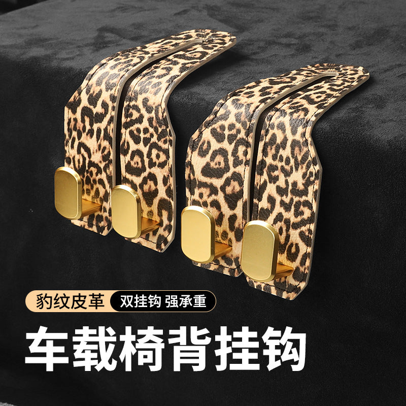 Factory Direct Sale Car Seat Back Hook, Multifunctional Suede Hook for Car Interior - image 4