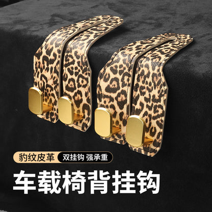 Factory Direct Sale Car Seat Back Hook, Multifunctional Suede Hook for Car Interior - image 4