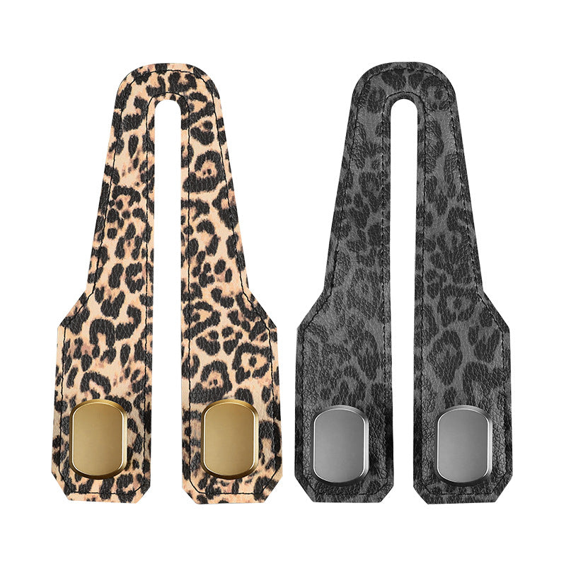 Factory Direct Sale Car Seat Back Hook, Multifunctional Suede Hook for Car Interior - image 5