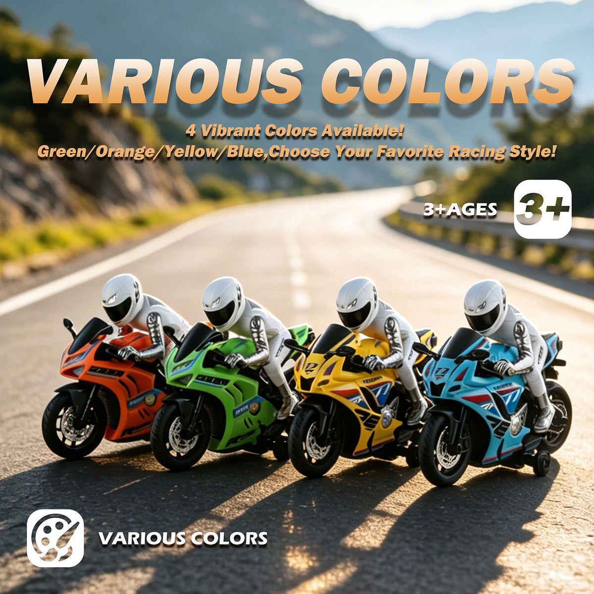 New Rc Remote Control Car, Rotating Racing Car, 2.4g Remote Control Motorcycle, Children's Toy, Cross-Border Wholesale Model Car - image 1
