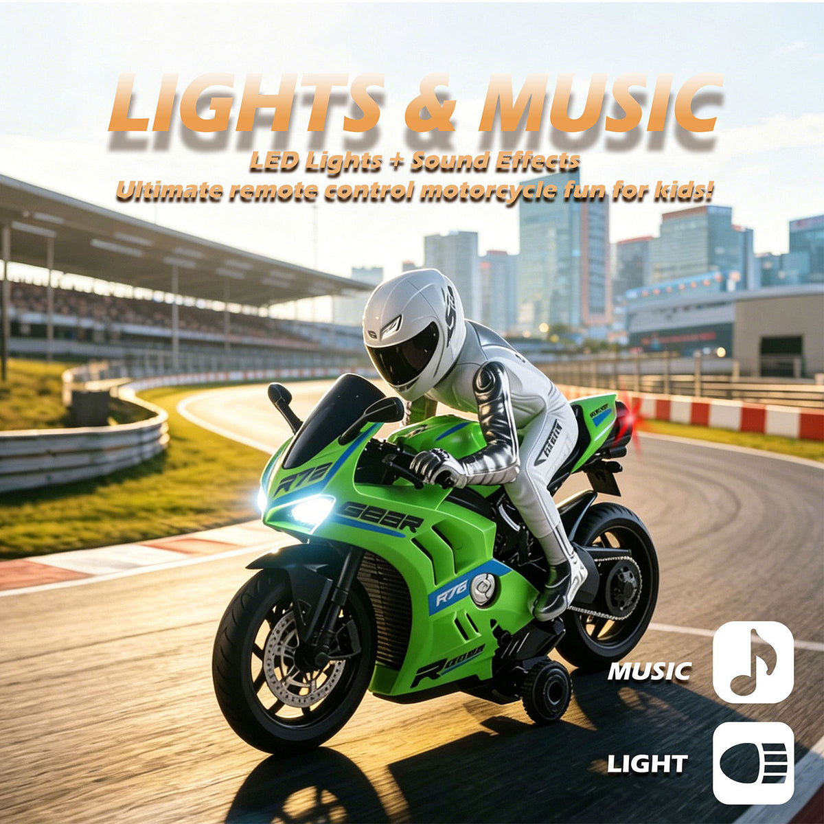 New Rc Remote Control Car, Rotating Racing Car, 2.4g Remote Control Motorcycle, Children's Toy, Cross-Border Wholesale Model Car - image 3