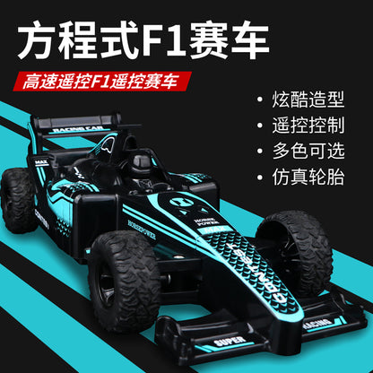 Formula F1 Remote Control Racing Car Children's High-Speed Drift Toy Car with Lights and Spray, Four-Wheel Drive Remote Control Car for Boys, Cross-Border - image 1
