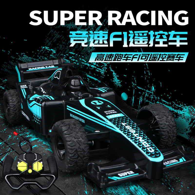 Formula F1 Remote Control Racing Car Children's High-Speed Drift Toy Car with Lights and Spray, Four-Wheel Drive Remote Control Car for Boys, Cross-Border - image 2