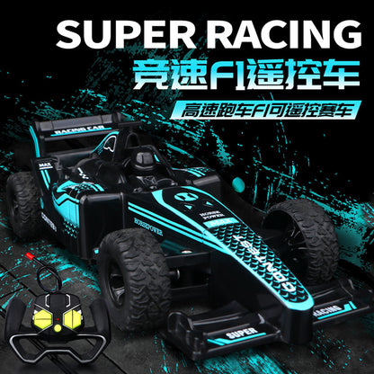 Formula F1 Remote Control Racing Car Children's High-Speed Drift Toy Car with Lights and Spray, Four-Wheel Drive Remote Control Car for Boys, Cross-Border - image 2